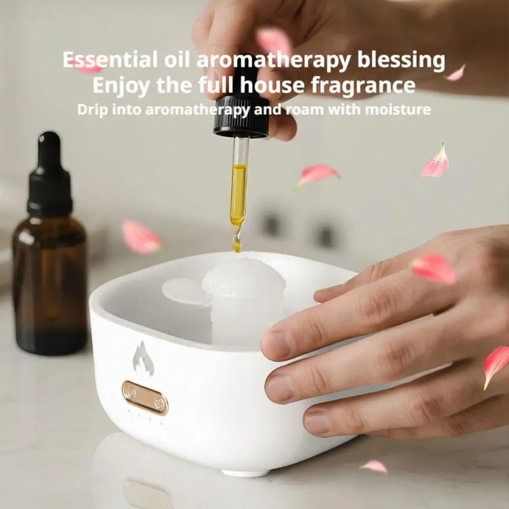 Pengharum Ruangan Mini Portabel 2025, Humidifier Dalam Ruangan Tanpa Minyak Esensial, Semprotan Aroma Besar untuk Rumah Tangga