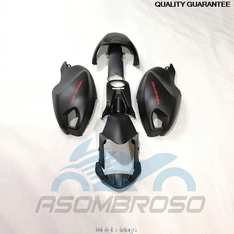 Carene per Ducati Monster 696 796, Kit Carene Aftermarket in Plastica ABS, Carrozzeria Completa per Moto