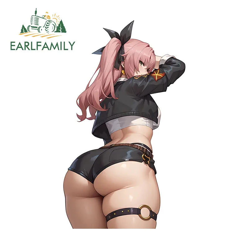 

EARLFAMILY Zenless Zone Zero Car Stickers Vehicle Windshield Waterproof Vinyl Decal Occlusion Scratch Exterior Accessories