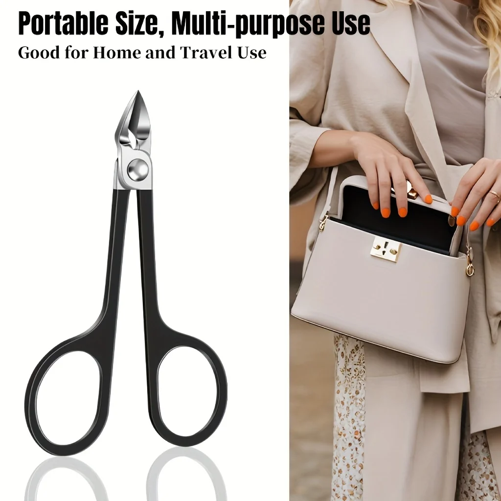 3/6 pz Cura Quotidiana Luce Morta Beige Forbici Dito Cuticola Piccoli Forbici Taglio Professionale In Acciaio Inox V-Lama Testa