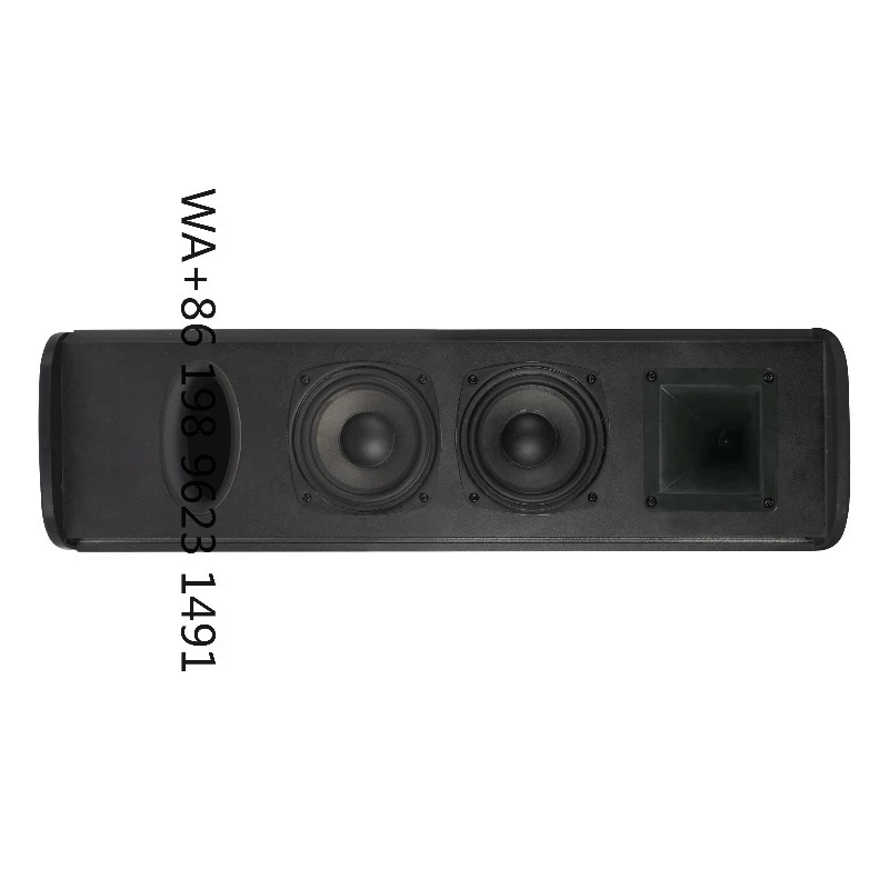 100W 4 Inch Woofer 2-Piece Aluminum Professional Stage Speakers High Quality Audio System for Outdoor Party Concert