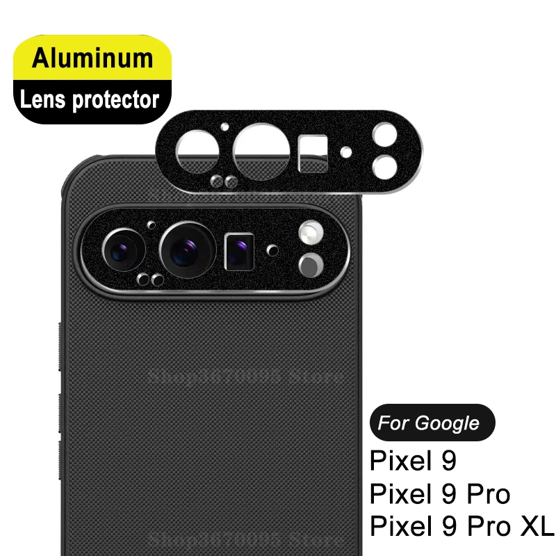 Penutup pelindung kamera aluminium, untuk Google Pixel 9 Pro XL 5G tutup casing cincin lensa logam Pixel9 Pixel9Pro Pixel9ProXL film Aloi
