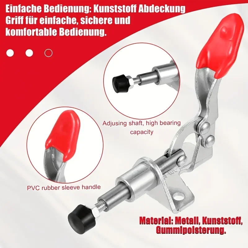 4Pcs Quick Release Tool Kit, Horizontal and Vertical Holders - Suitable for machine operation, woodworking and welding