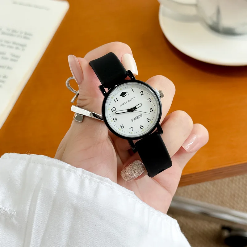 

Exam Special Watch for Students Boys Girls Silent Minimalist Quartz Watch Middle High School Exam Wristwatch