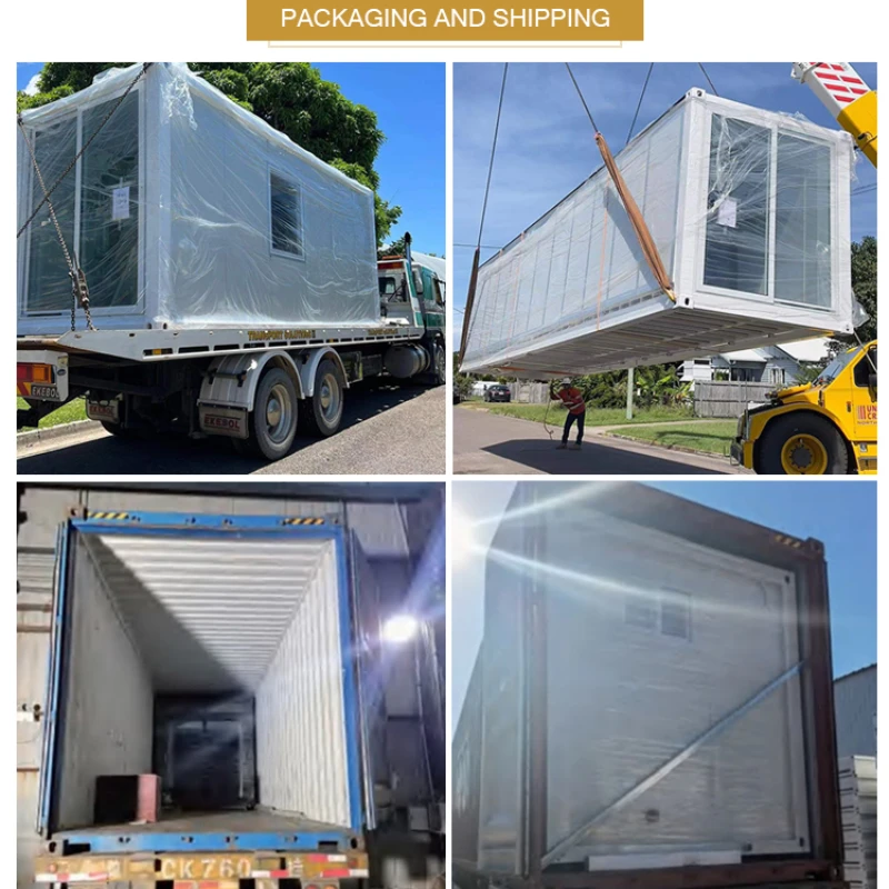 20ft 40ft الجاهزة المنزل Hogar Casas De Lujo المنازل صغيرة جاهزة للشحن Casa Prefabricadas Envio شحن مجاني منزل حاوية قابلة للتوسيع