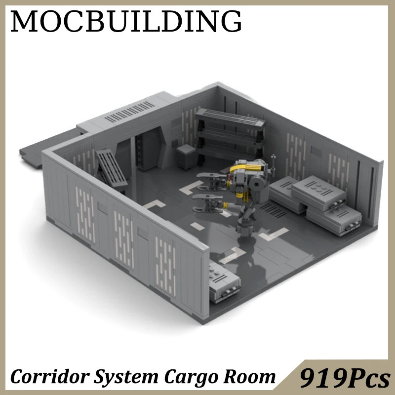 

Corridor System Cargo Room Diorama Scene MOC Building Blocks Construction Toys Birthday Gift