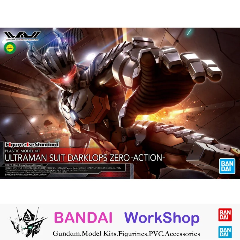 

Bandai Original Figure Rise Standard Ultraman Suit Darklops Zero (Action) Assembly Model Kit Action Figure Collectible Gifts