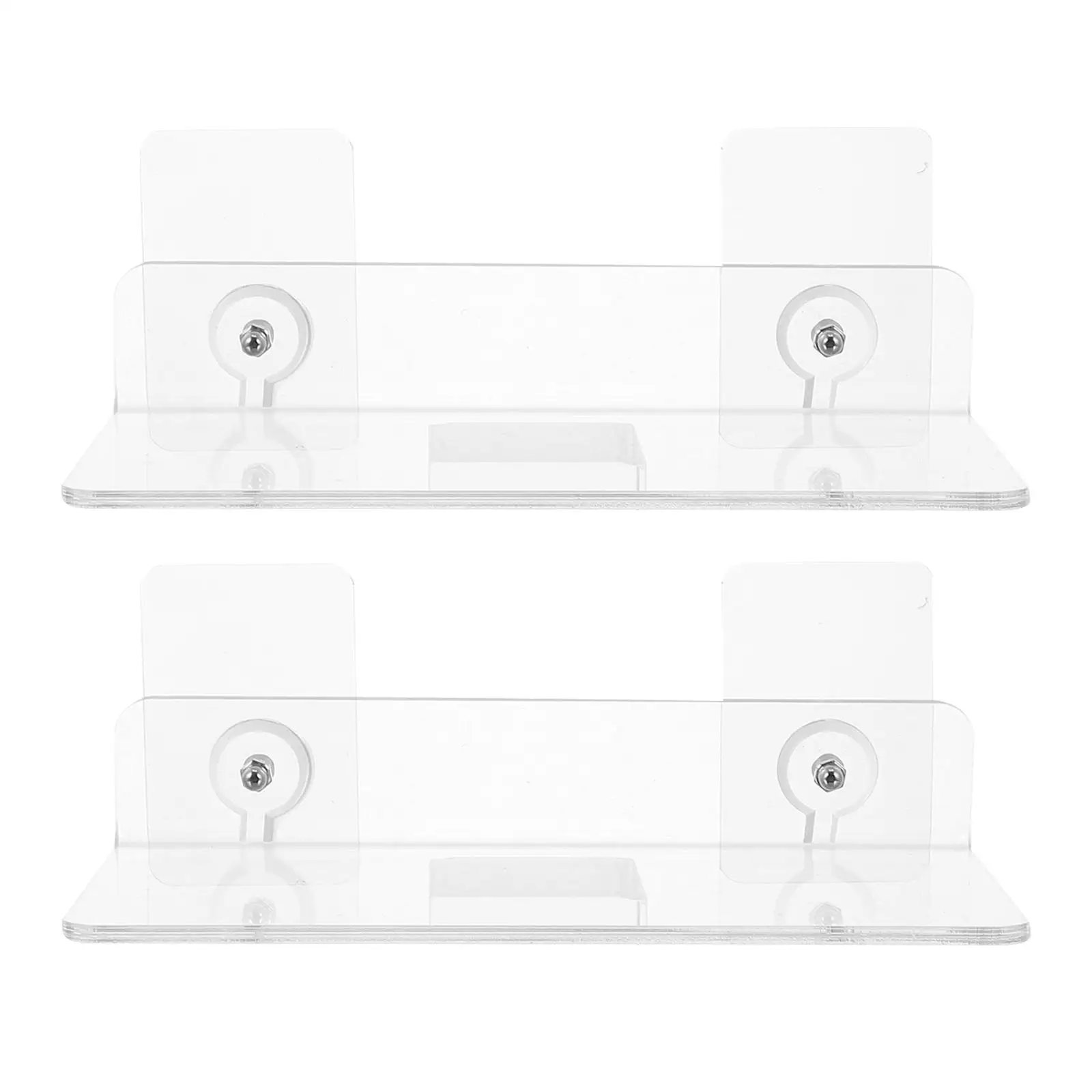 

2pcs Acrylic Shelf 200x100mm Bathroom Storage Rack Smooth Edge Heavy Duty Bathroom Storage Rack Kitchen ganizer