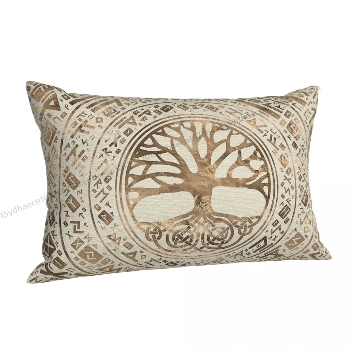 Tree Of Life -Yggdrasil Runic Printed Pillow Case Viking Backpack Cojines Covers Reusable Sofa Decor Pillowcase