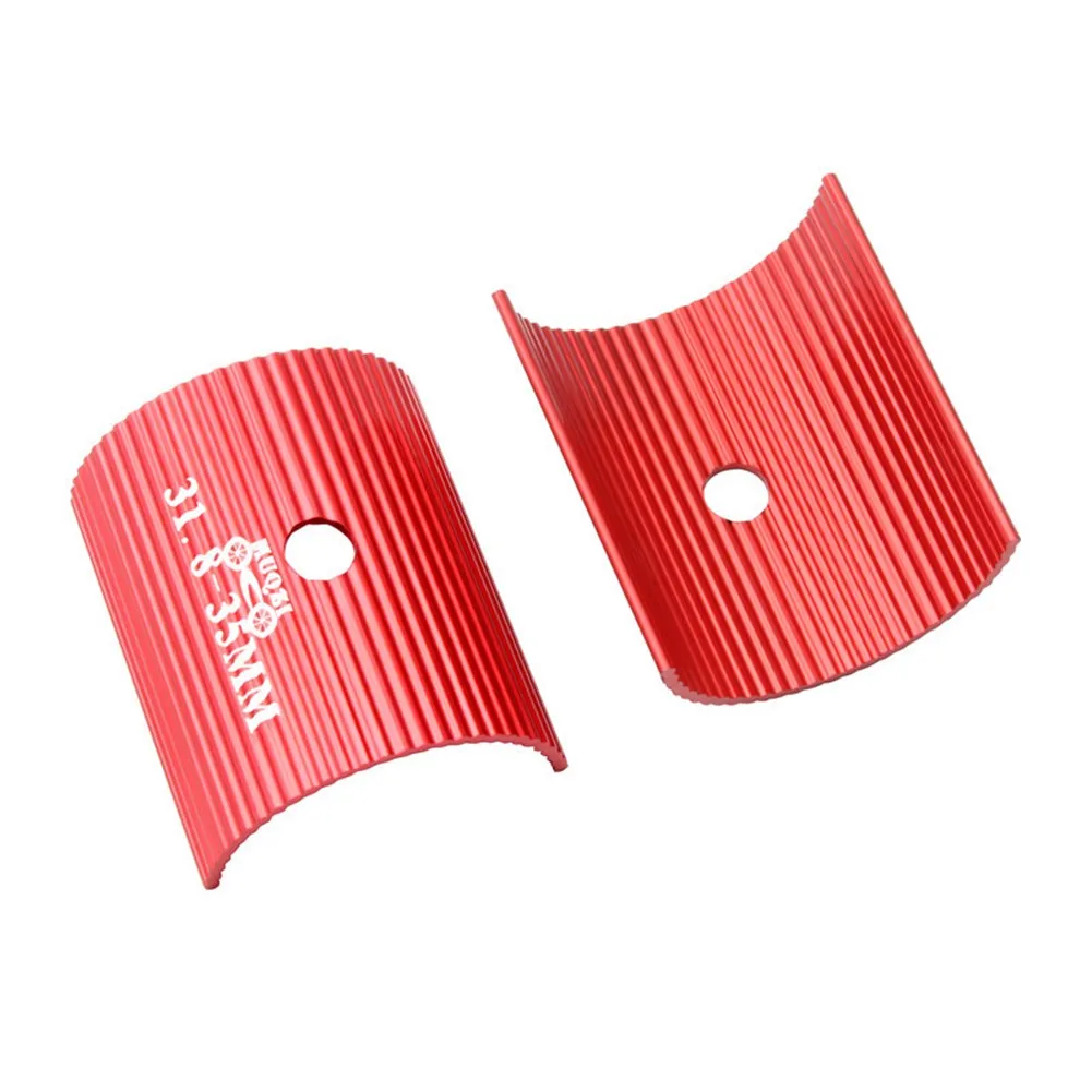 

MUQZI 1Pair Bike Handlebar Conversion Shim 25.4mm To 31.8mm 31.8mm To 35mm Aperture Adjust Adapter MTB Road Bicycle Reducer