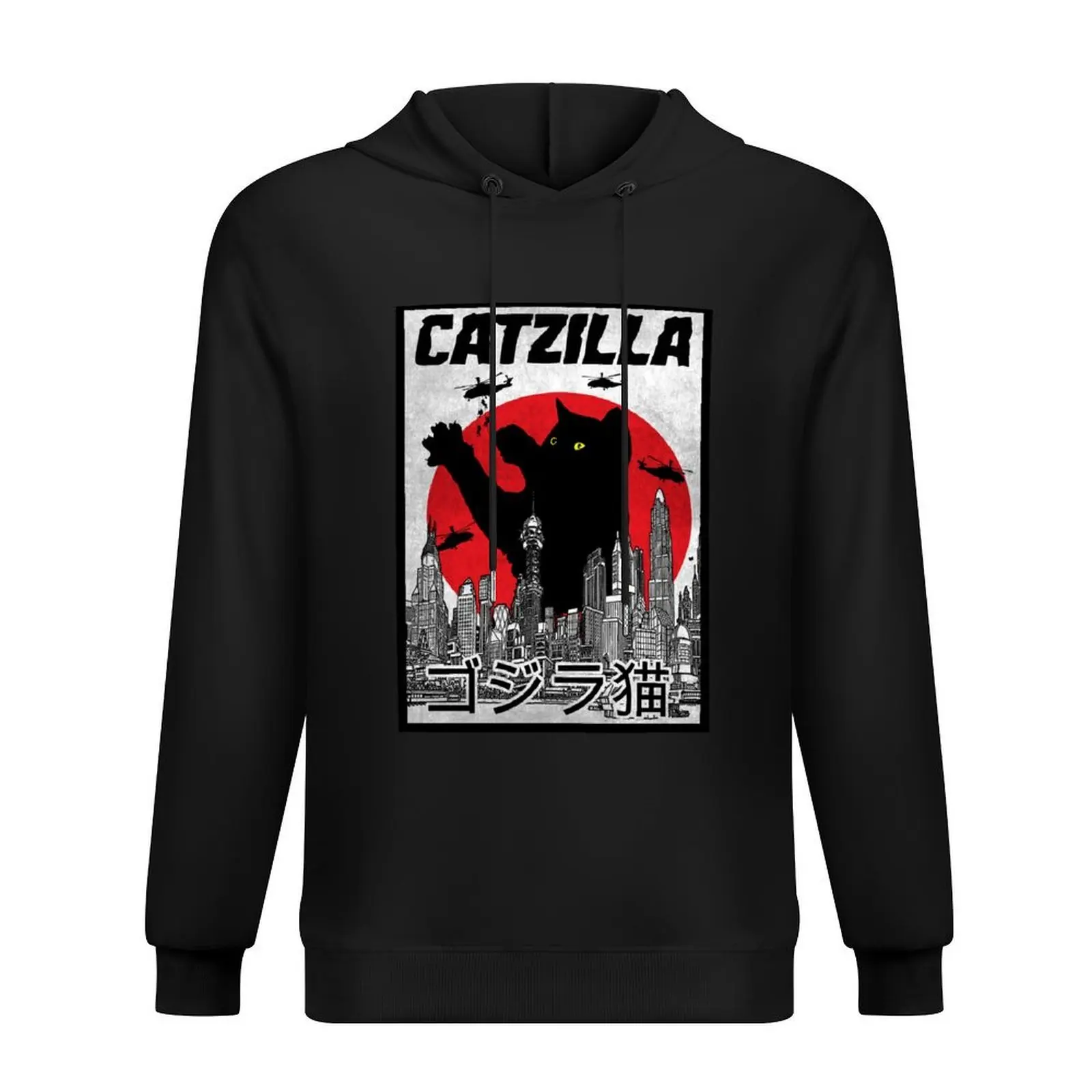 

Catzilla Hoodie male clothes men clothes winter clothes anime clothing anime hoodie