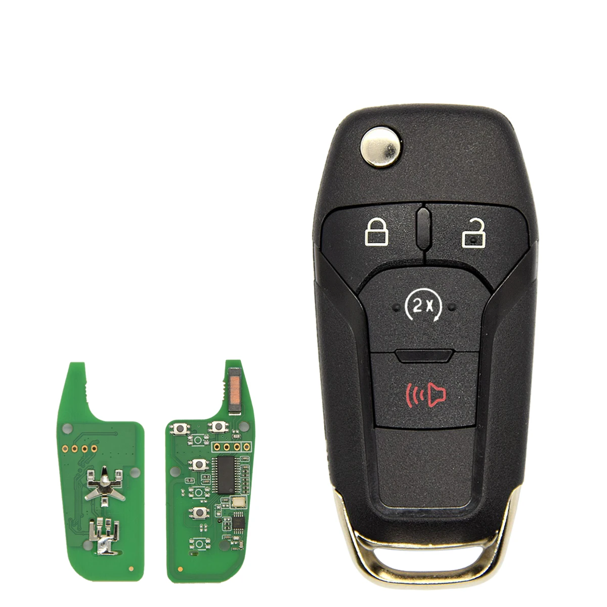 dahai  N5F-A08TDA 4 Buttons 902MHz Car Remote Key   49 Chip For Ford F150 250 F350 F450 2015-2020 Keyless Entry