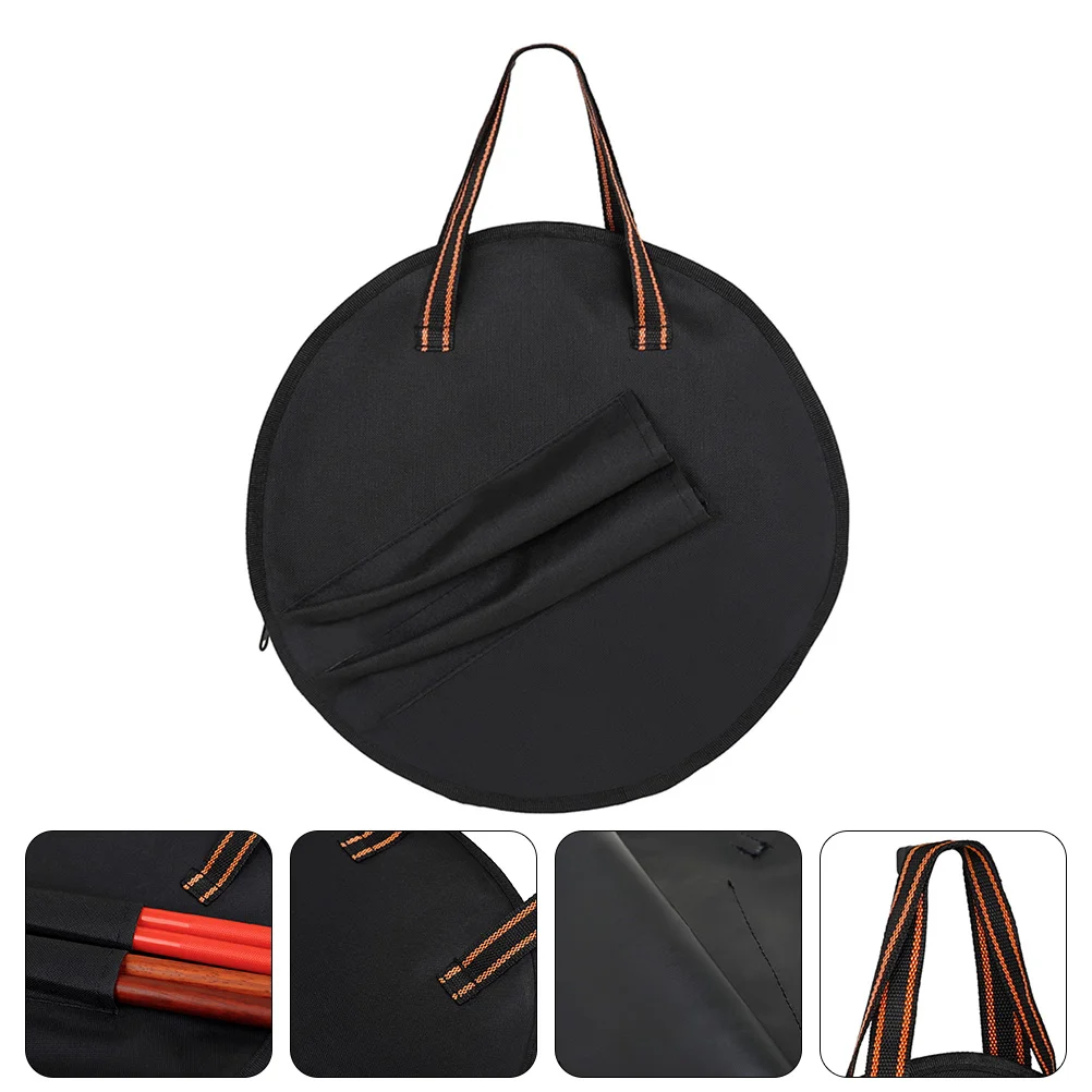 

10-Inch Dumb Drum Bag Case Instrument Marching Snare Practice Pad Padded Storgae Oxford Cloth Percussion Protective Storage