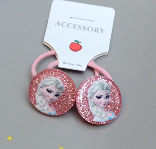 Disney gefroren Kinder Haar Seil Cartoon Elsa Prinzessin Haare Zubehör Mädchen Mode Party Haar Ring Kopfschmuck Spielzeug Geschenke