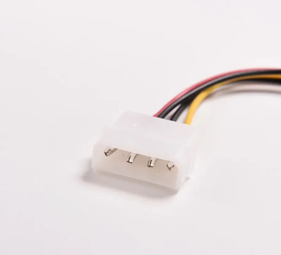 NEW 1pc 4 Pin Molex IDE Male to 4P ATA Female Power Cable to Floppy Drive Adapter Computer PC Floppy Drive Connector Cord PSU