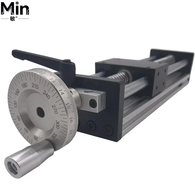 Saw Linear Stage Workbench Manual Sliding with Ballscrew SFU1204 SFU1605 SFU1610 50-500MM Stroke for Woodworking