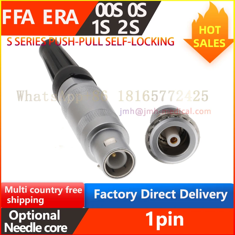 

00S.0S.1S.2SFFA plug. ERA socket. ultrasonic. Video Signal source transmission Coaxial single core push-pull self-locking connec