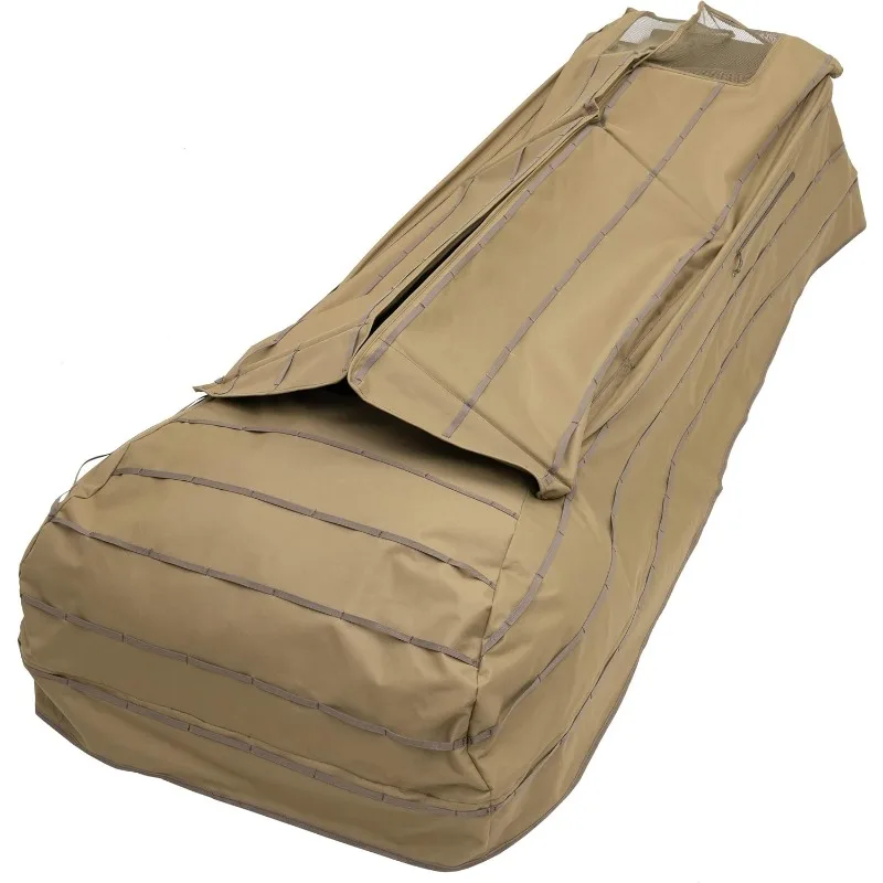 Legend Layout Blind - Hunting Blind,  Rear Zippered Door, and Backpack Carry Straps with Optional Snow Cover Accessory