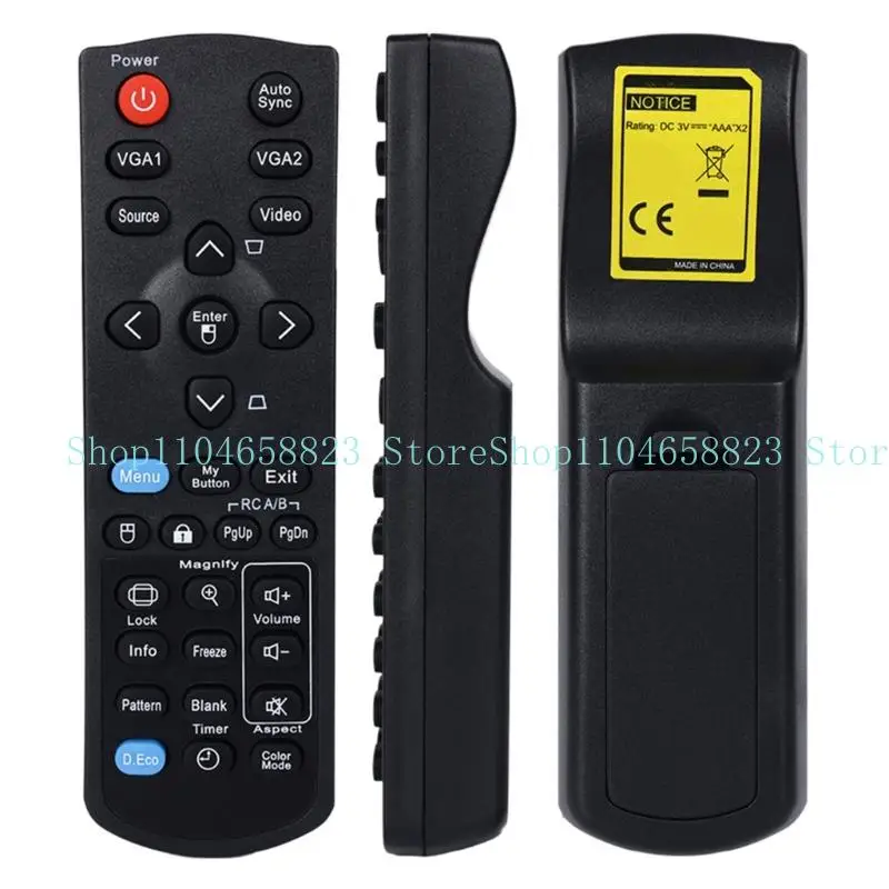 New Remotes Control Design for PJD7822HDL PJD5126 PJD5324 Projectors Convenient Remotes Offering Seamlessly Operations