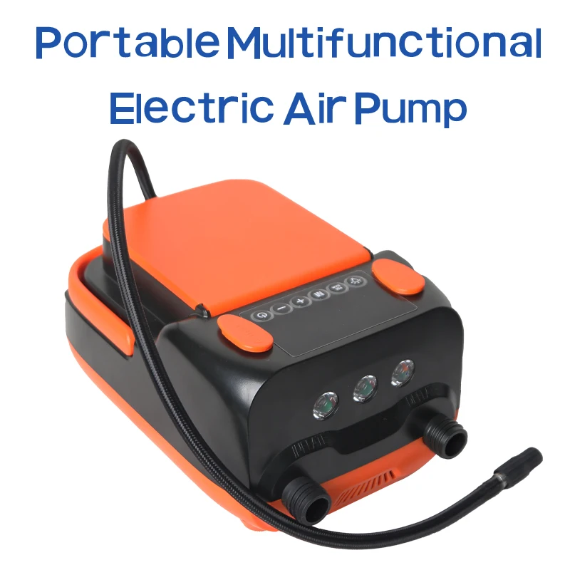 

Электрический насос высокого давления 790plus с питанием от 12В постоянного тока, встроенным аккумулятором, для надувных лодок, SUP-досок, сапбордов, каяков и каноэ.