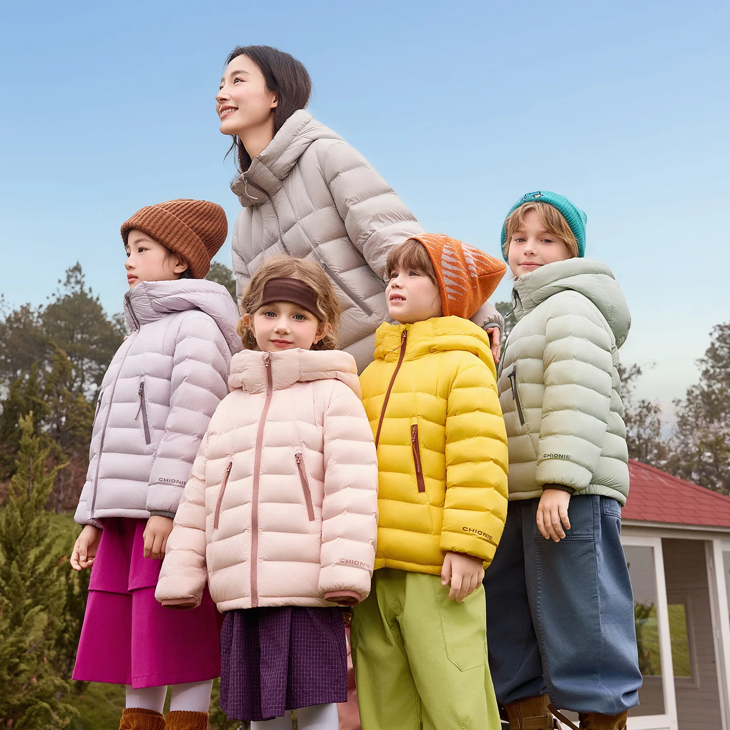 OLEKID 2026 Children Lightweight Short Down Jacket Family Matching Winter Warm Coat for Big Boys Girls Teens Kid Thick Outerwear