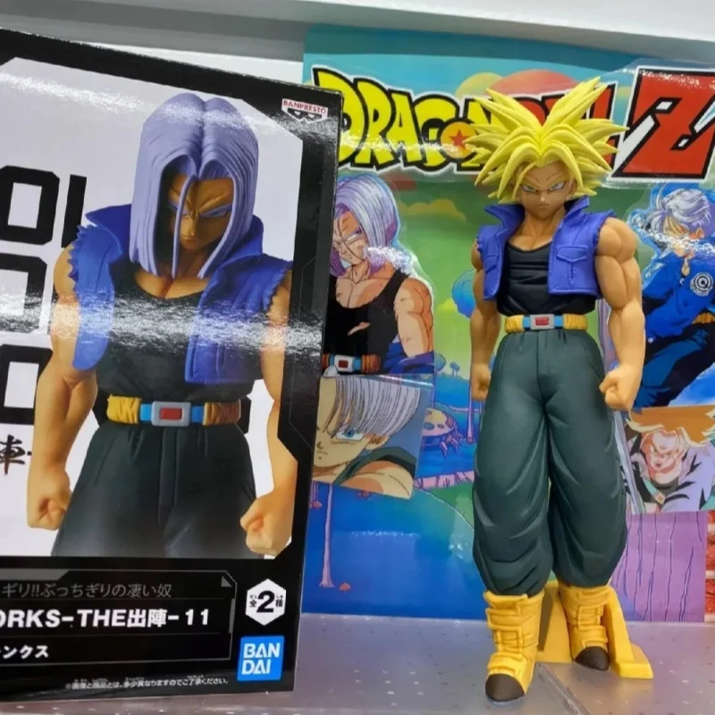 Original Banpresto Dragon Ball Z Out Series 9 21cm Trunks Pvc Action Figure Model Doll Toys Gift