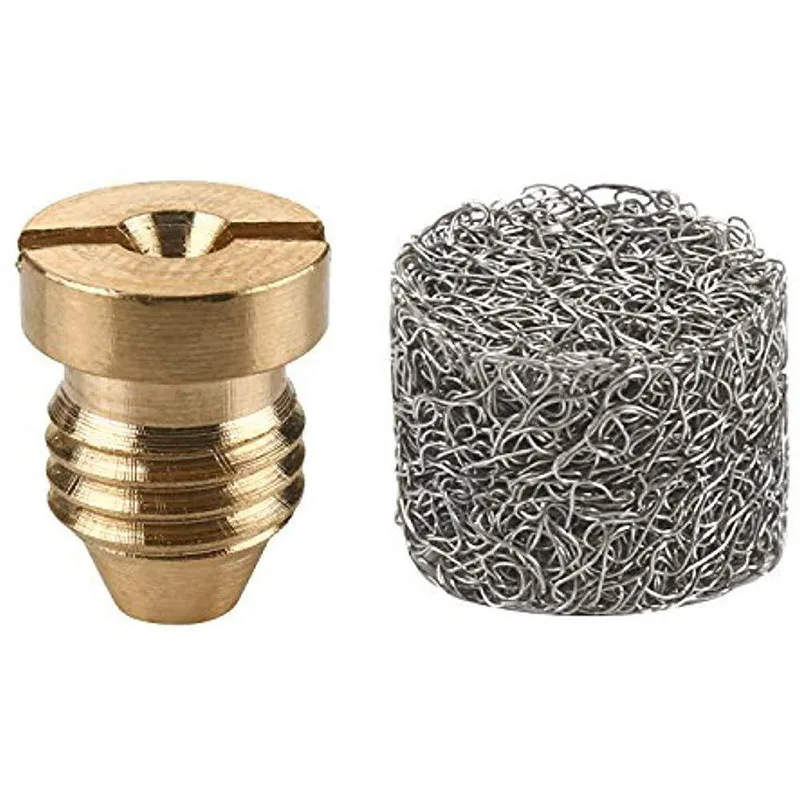 Brass Orifice Nozzle 0.1mm Size with Stainless Steel Foam Maker for Stable Foam Generation in Industrial Spray Systems