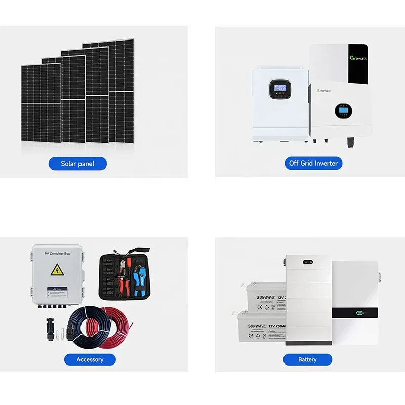 Sunwave New Energy Off Grid 5000w 10000w Solar System For Home 5kw Solar Power Generator