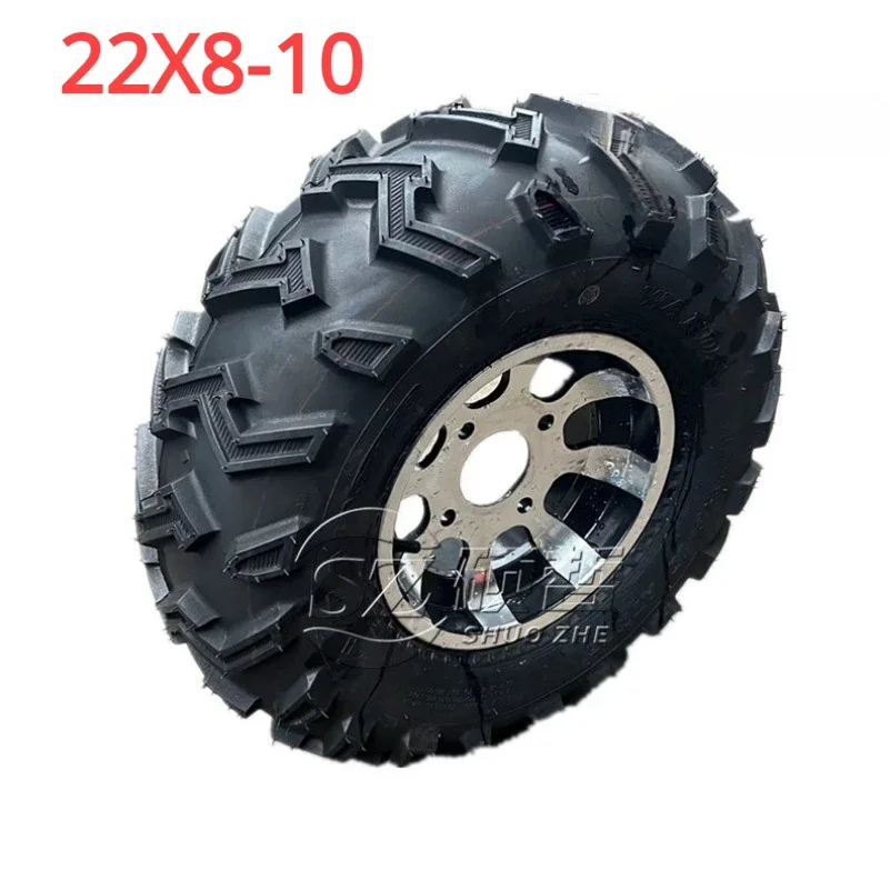 22X8-10 ATV Go Kart 10 Inch 22x11-10  Off-road Pattern Vacuum Tire Hub