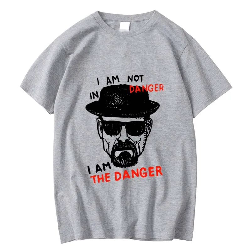 Men\'s T-shirt 100% Cotton Short Sleeve Breaking Bad Men T-shirt Casual Heisenberg Print Tshirt Cool T-shirt Male Men Tops