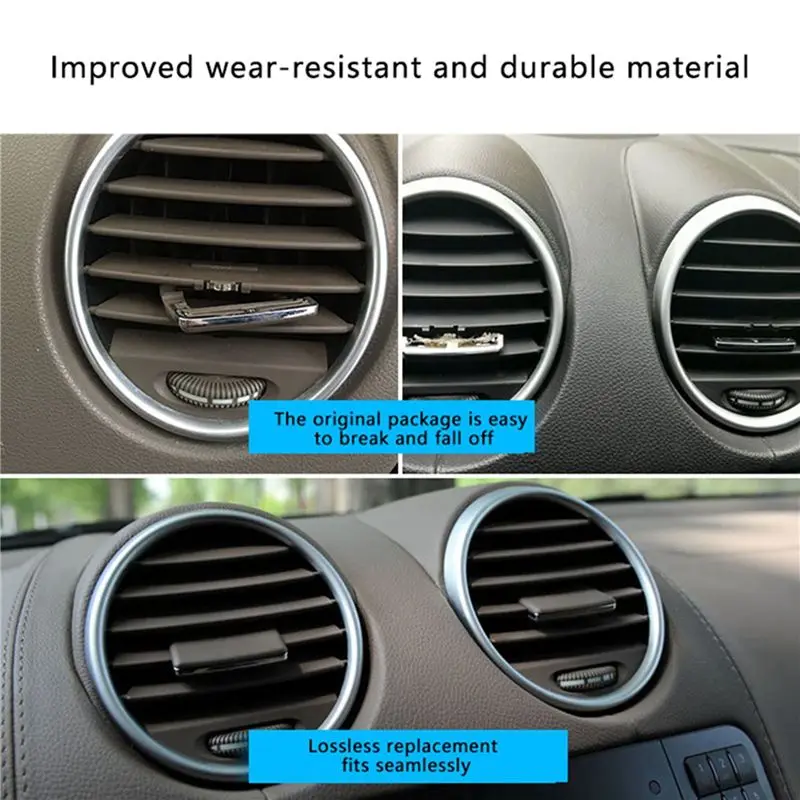 AED9-1 Pcs A/C Air Conditioning Vent Paddle Outlet Clip Tab Repair Kit For Mercedes For Benz W164 X164 ML GL Plastic