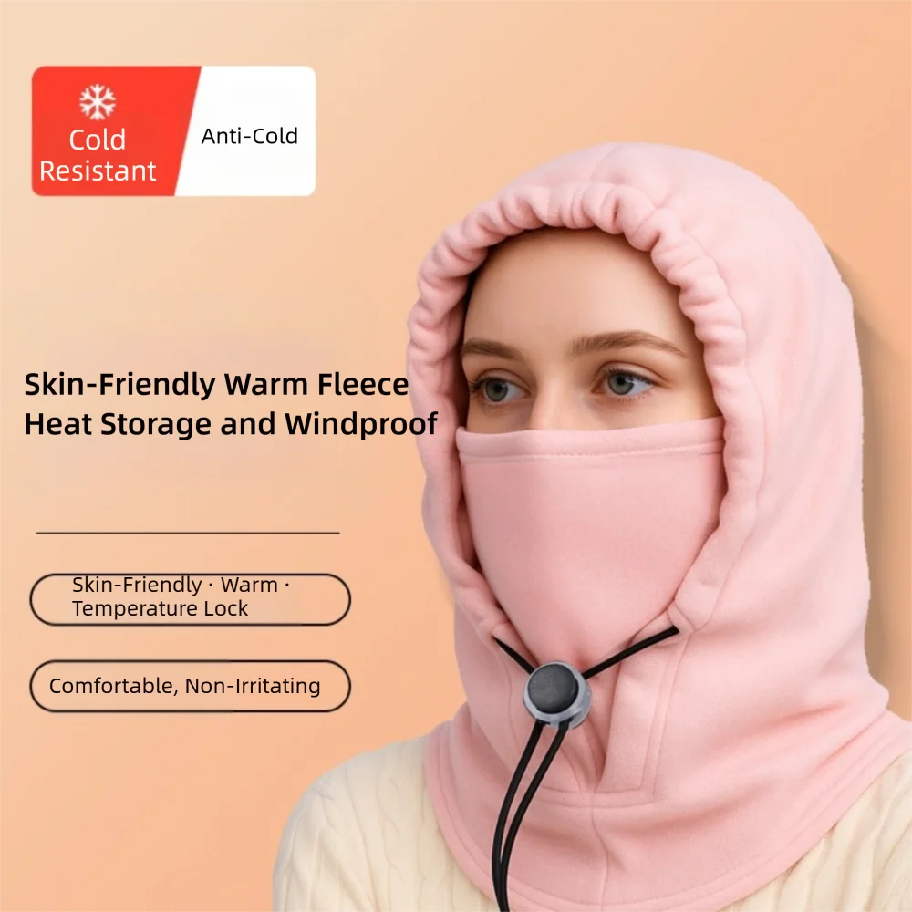 Fashion Windproof Balaclava Hat Cold Proof Warm Ear Protection Cap Breathable with Mask Cycling Mask Winter