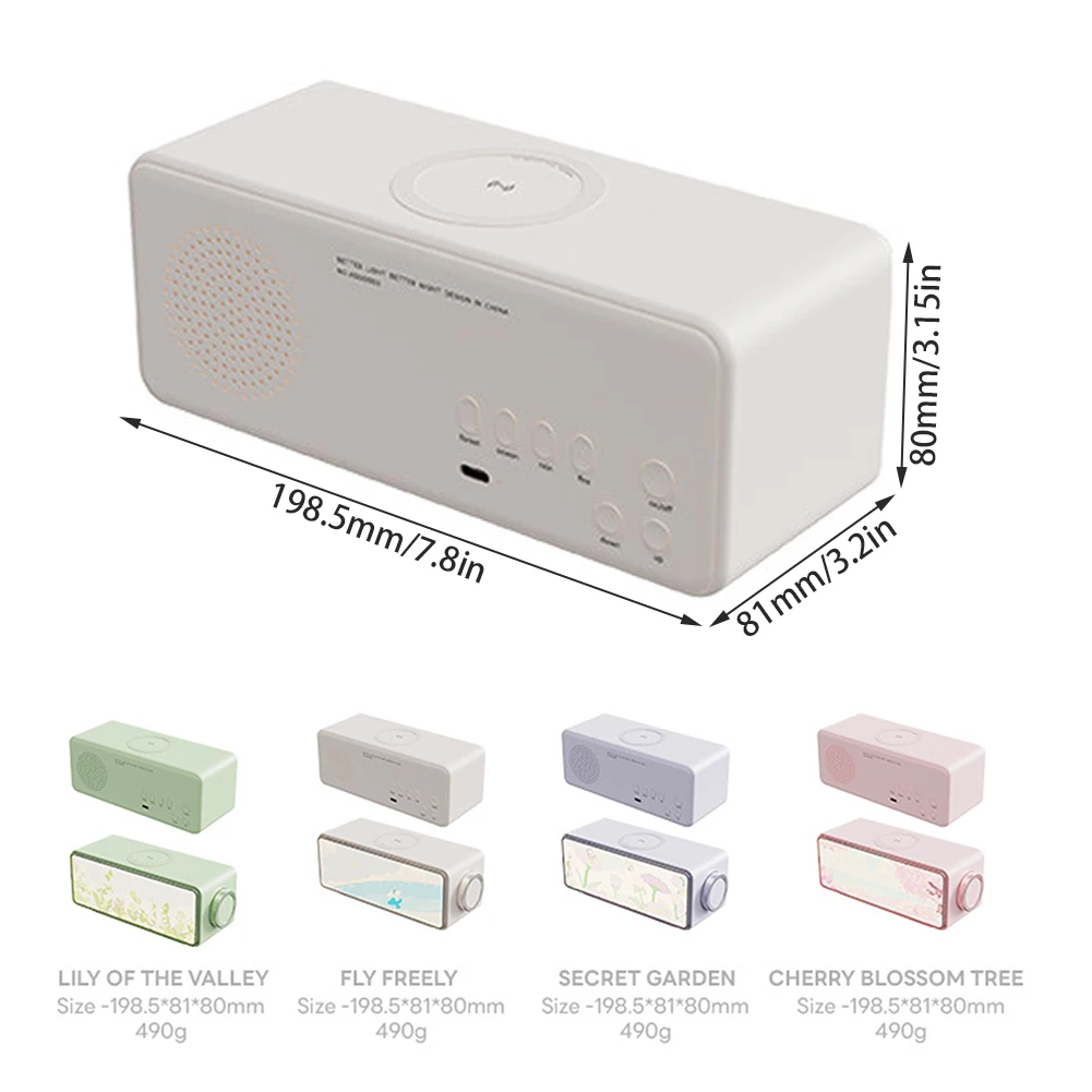 Alto-falante pequeno 3 em 1 com alto-falante portátil multifuncional com luz noturna para uso doméstico