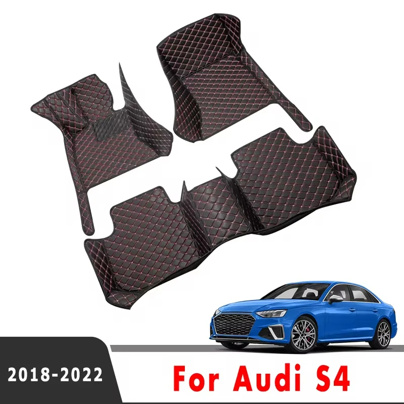 

Автомобильные коврики для Audi S4 2022 2021 2020 2019 2018, водонепроницаемые защитные коврики, автомобильные матовые коврики, автомобильные аксессуары