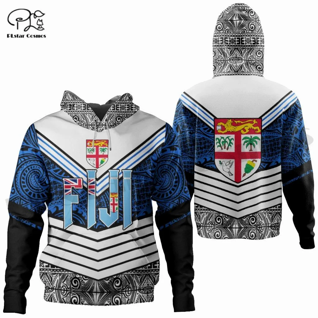 PLstar Cosmos 3D Print Newest FIJI Tapa Polynesia Tattoo Tribal Harajuku Streetwear Casual Unique Unisex Hoodie/Sweatshirt/Zip 1