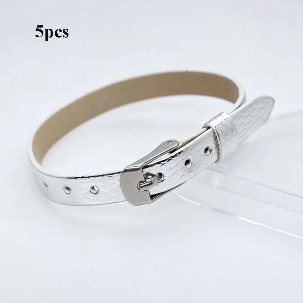 5pcs Super Mini Waist Belts Artificial Leather 8*210mm DIY Handmade Belt Snake Pattern Clothes Accessories 20cm Cotton Dolls