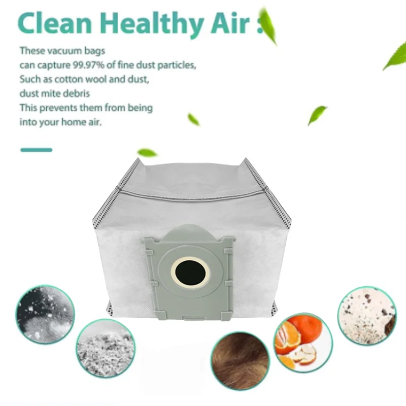 

10PCS For Ecovacs Deebot T50 Pro Robot Vacuum Cleaner Parts Dust Bag Dust Bin Garbage Bag Vacuum Bag Accessories