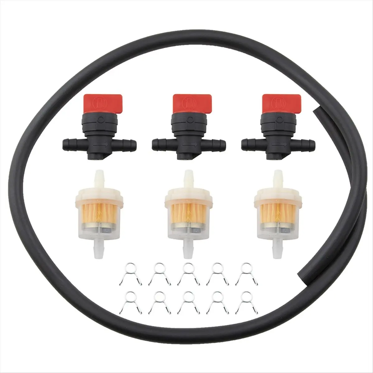 Shut-Off Valve Filter Line Intake Hose Kit 698183 Small Engine Lawn Mower Parts