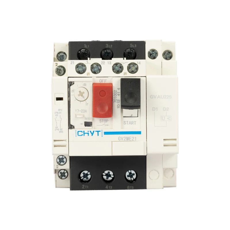 3PCS 2024 New Hotsales 3 Phase Motors 50/60HZ In Category AC-3 GV2ME Thermal Overload Protector Switch For Motor