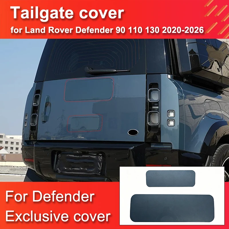 Couverture de hayon pour Land Rover Defender 90 110 130 2020-2026, panneau de garniture de hayon dédié au véhicule pour usage exclusif