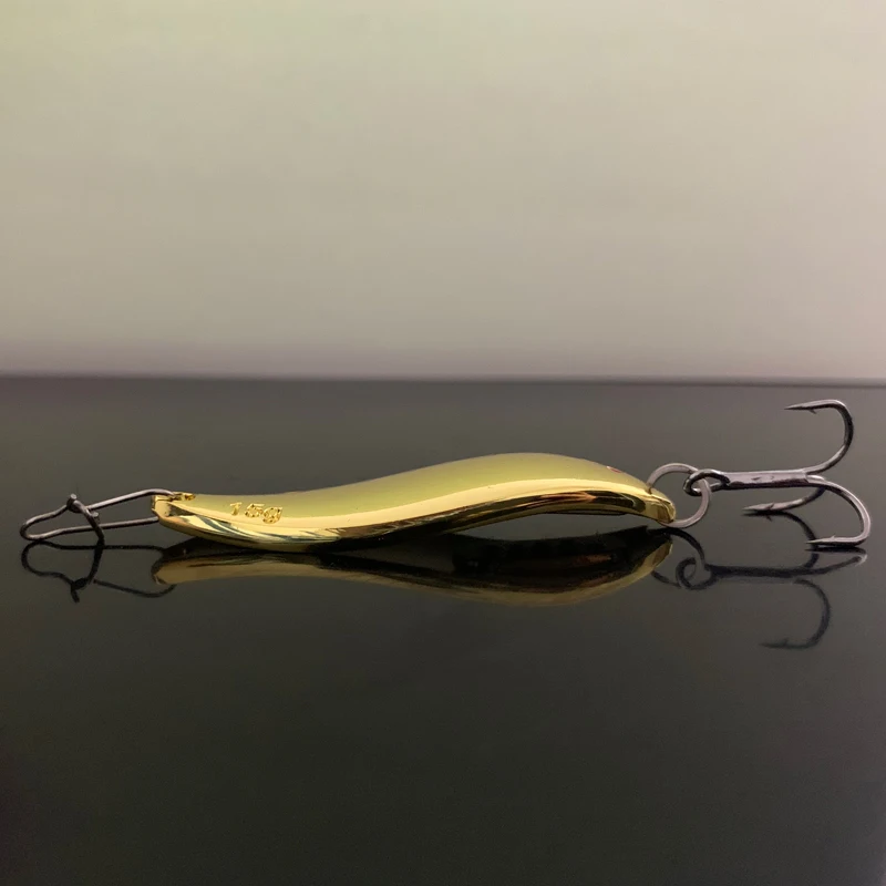 1PCS Metal Spinner Spoon trout Fishing Lure Hard Bait Sequins Noise Paillette Artificial Bait small hard sequins spinner