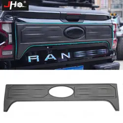 JHO Tailgate Cover Panel Extender Carbon Grain&Black Raptor Style Rear Gate Cover Trim for Ford Ranger 2022 2023 2024 Exterior