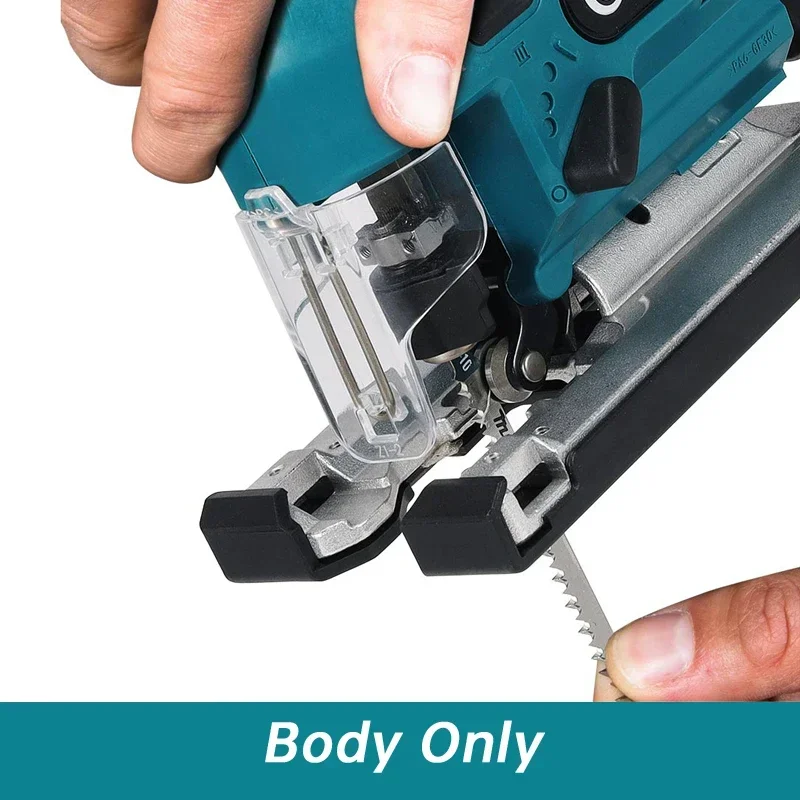 Imagem -02 - Makita Djv185z Jig Saw sem Fio sem Escova Cabo Barril Compacto Velocidade Ajustável Multi-função Ferramenta Elétrica para Trabalhar Madeira