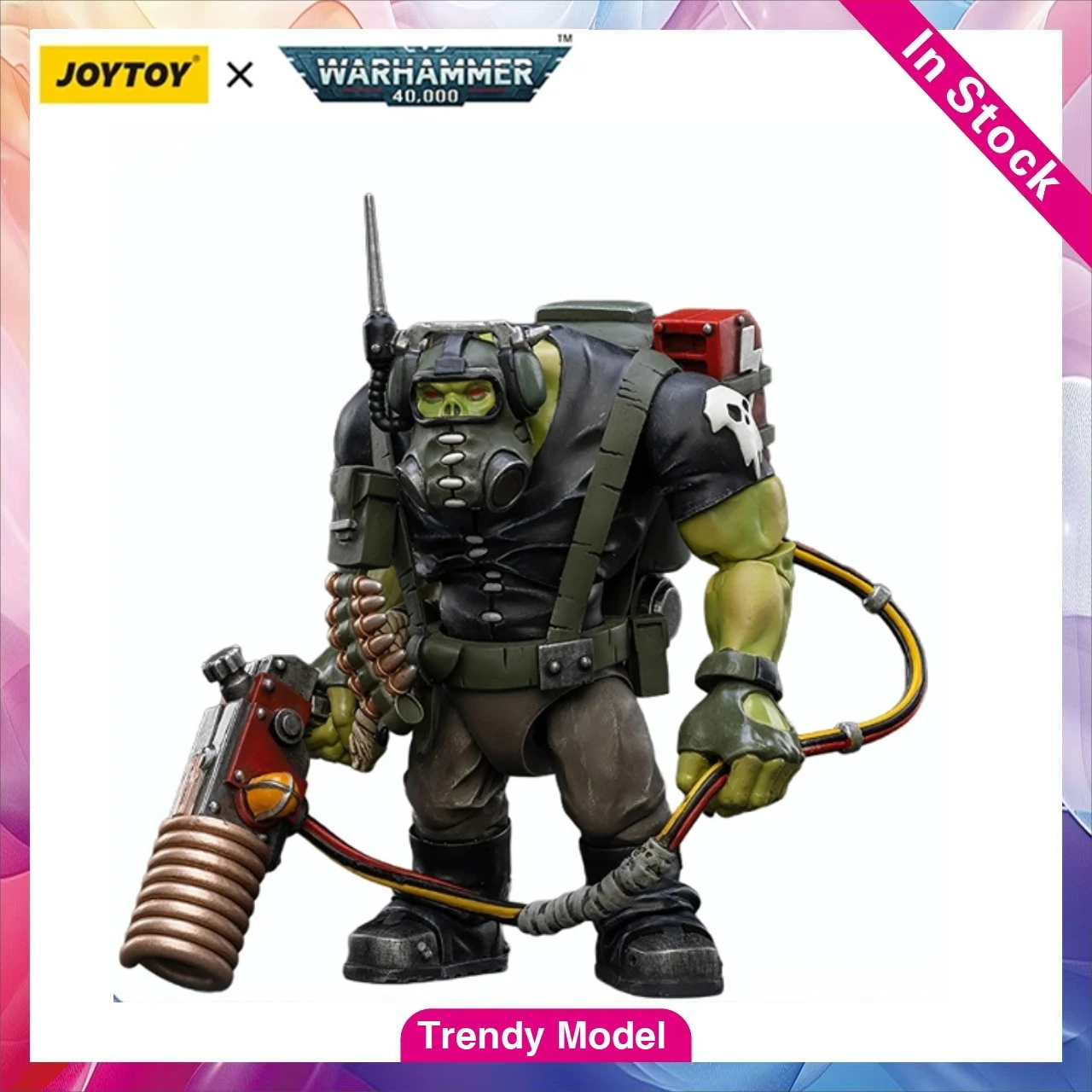 

【TM】В наличии JOYTOY Warhammer 40K, масштаб 1/18, фигурка Орк КомандосКоммс Бой Вагзук, модель, игрушка, подарок, украшение