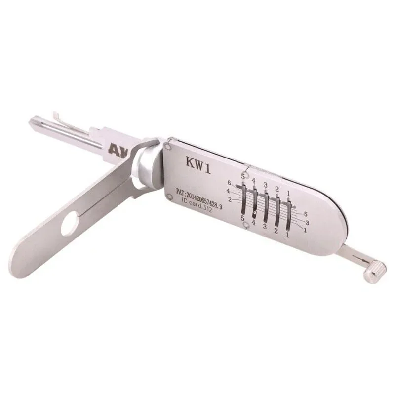 Herramientas AKK KW1, llave de 5 puntas 2 en 1 para K-wikset, herramientas de cerrajero para abrir y decodificar cerraduras de puertas