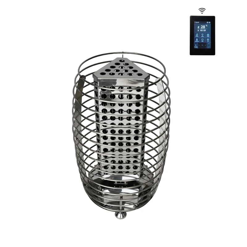 9KW Wifi App External Control Sauna Room Equipment Sauna Heater Dry Steam Sauna