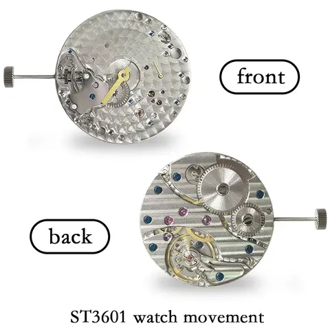 ST36 6497 St3601 Mechanical Hand-wind Movement 17 Jewelry 37mm Dial and Hands Set
