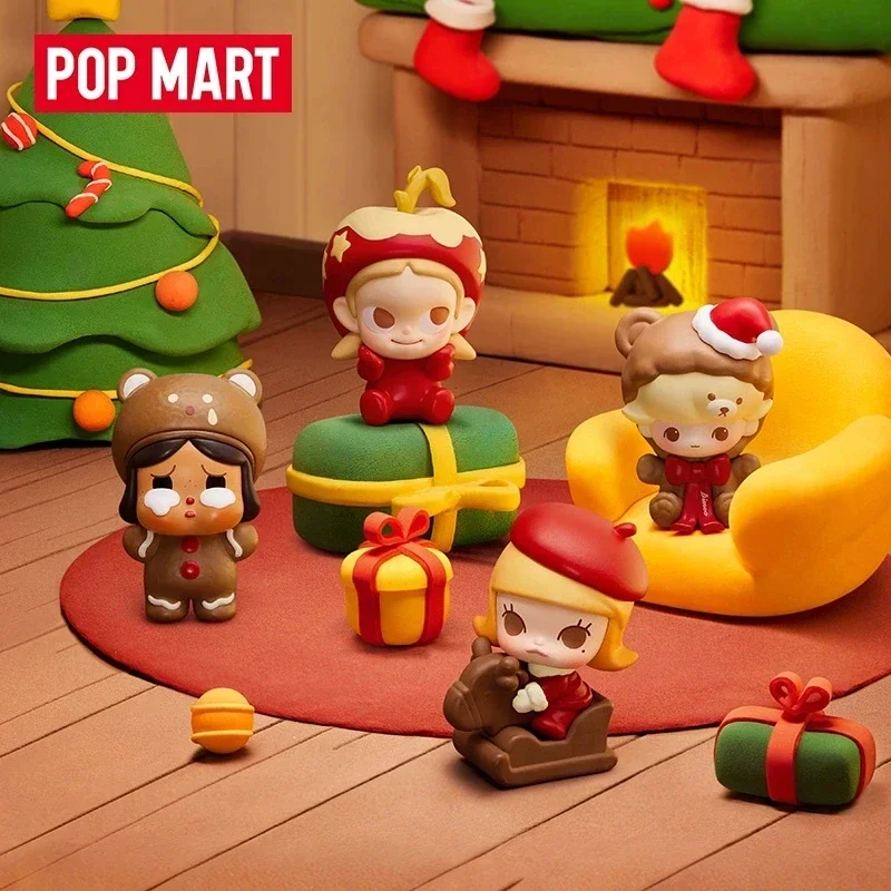 

POP MART POP BEAN Christmas Delivery in Progress Series Blind Box Guess Bag Mystery Box Toys Doll Cute Anime Figure Desktop