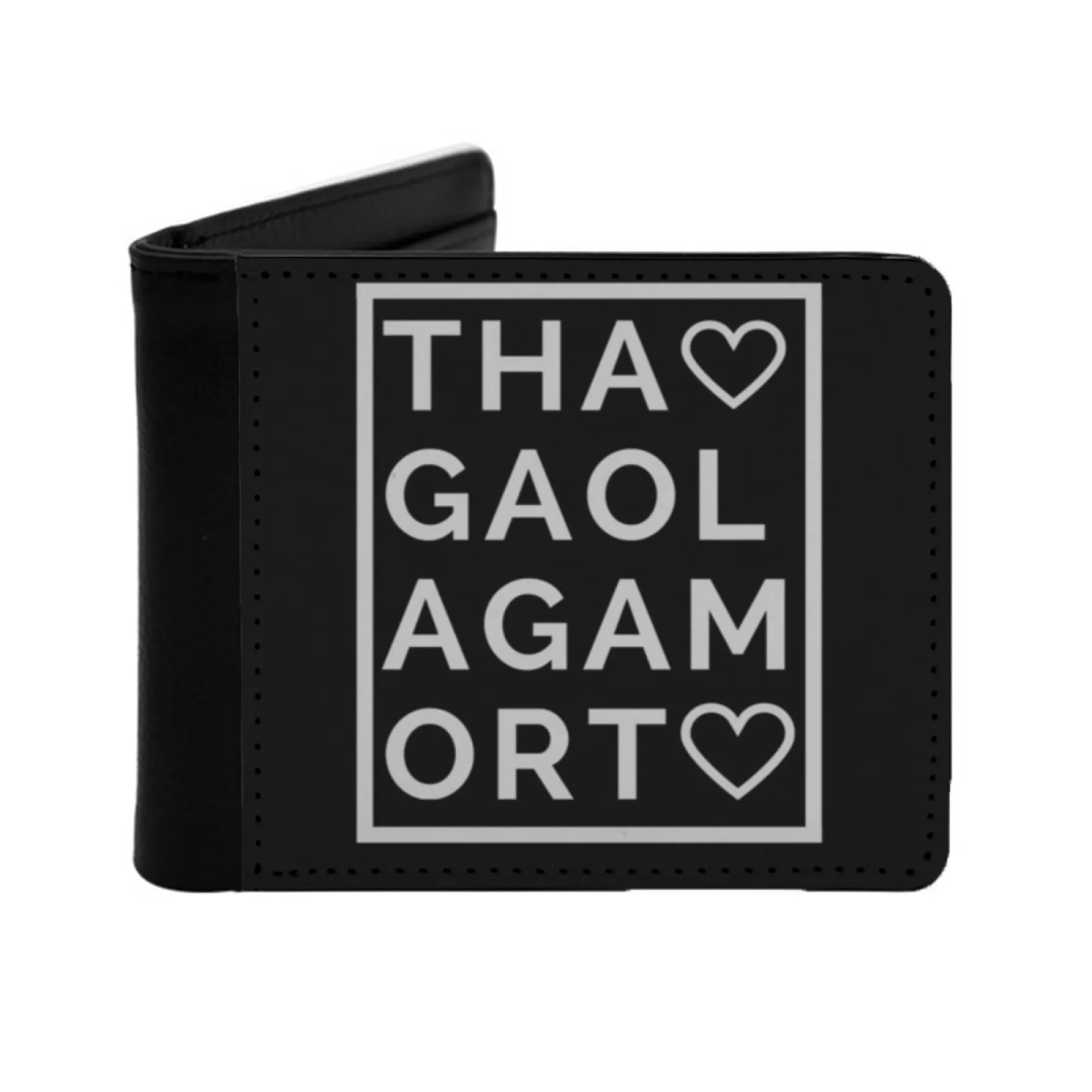 

Tha Gaol Agam или I Love You Scottish Gaelic Мужской кожаный кошелек Держатели для кредитных карт/Id Вставки Сумка для денег Мужские короткие кошельки Scots