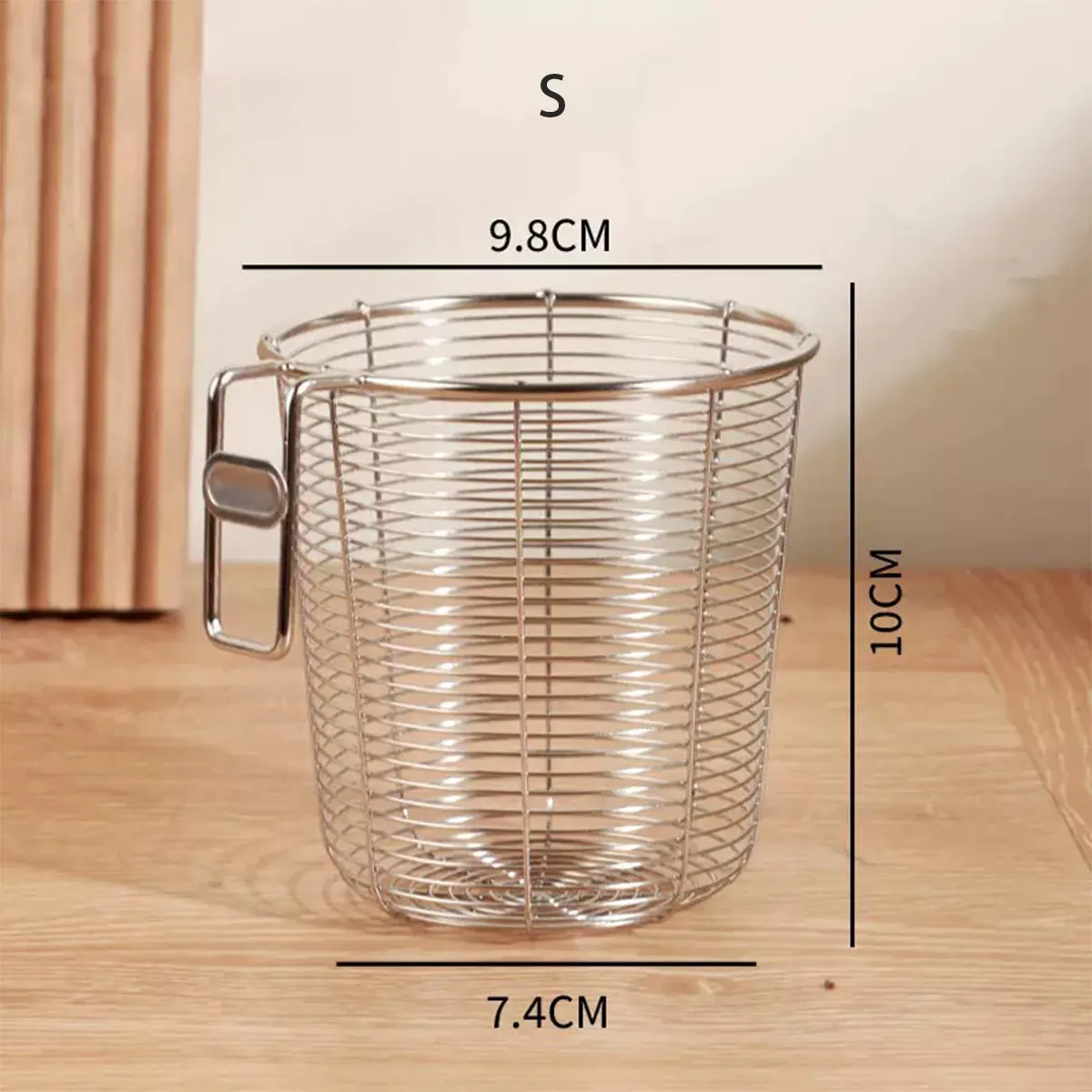 304 Edelstahl Wandmontierter Stäbchenhalter für den Hausgebrauch, Stäbchen-Aufbewahrungsbox mit Abtropfgestell, Schimmelresistenter Wandmontierter Stäbchenkorb, 1 Stück – Detail 4